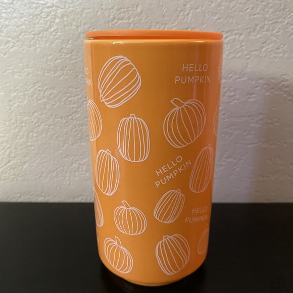 Fall Into Autumn Other - Fall Into Autumn Travel Ceramic Mug "Hello Pumpkin" 15,55 fl oz